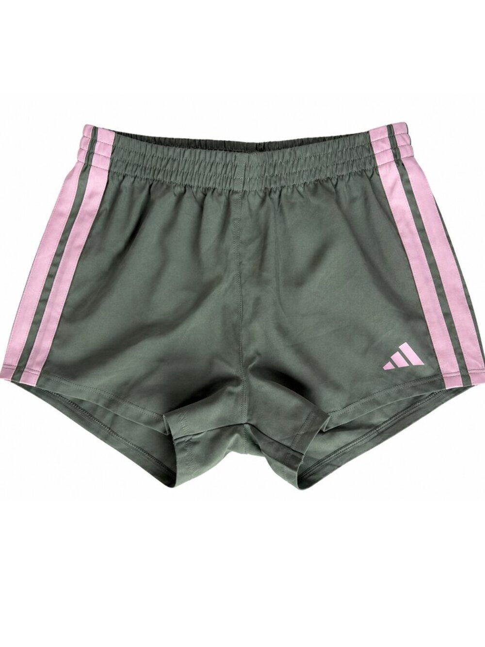Adidas Girls Size 6X Lightweight Athletic Shorts Green Pink NWOT